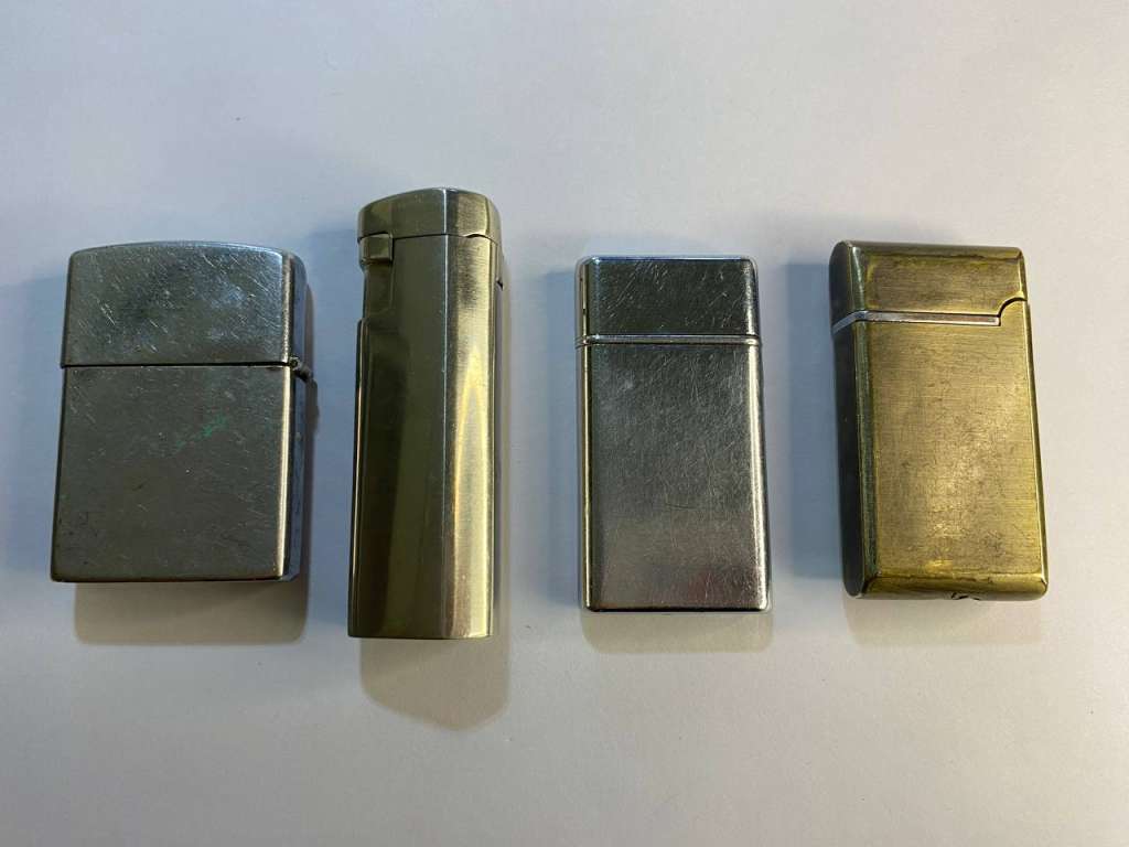 Зажигалка 4 шт, газовые и бензиновая Zippo