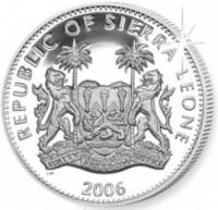(№2006) Монета Сьерра-Леоне 2006 год 10 Dollars (Верблюд)