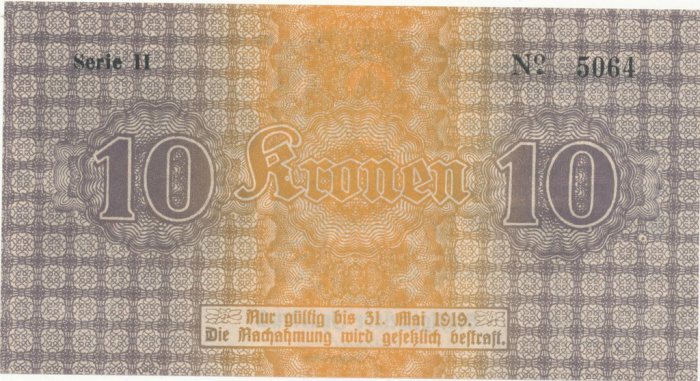 (№1918) Банкнота Австрия 1918 год &quot;10 Kronen&quot;