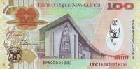  Банкнота Папуа-Новая Гвинея 2008 год 100     UNC