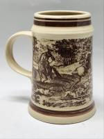 Кружка пивная фарфор ГДР Jagdmotive Ridinger 1698-1769 г