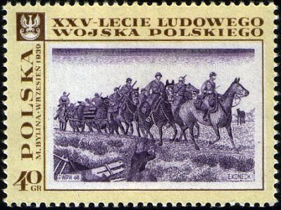 (1968-053) Марка Польша &quot;Сентябрь 1939&quot;   25 лет Народной Армии III Θ