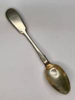 Ложка чайная А. К. Александр Кач GP серебрение длина 15 см