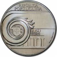 (2013) Монета Португалия 2013 год 2,5 евро "Жуан Вилларе"  Медь-Никель  UNC