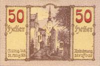 (№1920) Банкнота Австрия 1920 год "50 Heller"