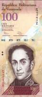 (2014) Банкнота Венесуэла 2014 год 100 боливаров "Симон Боливар"   UNC