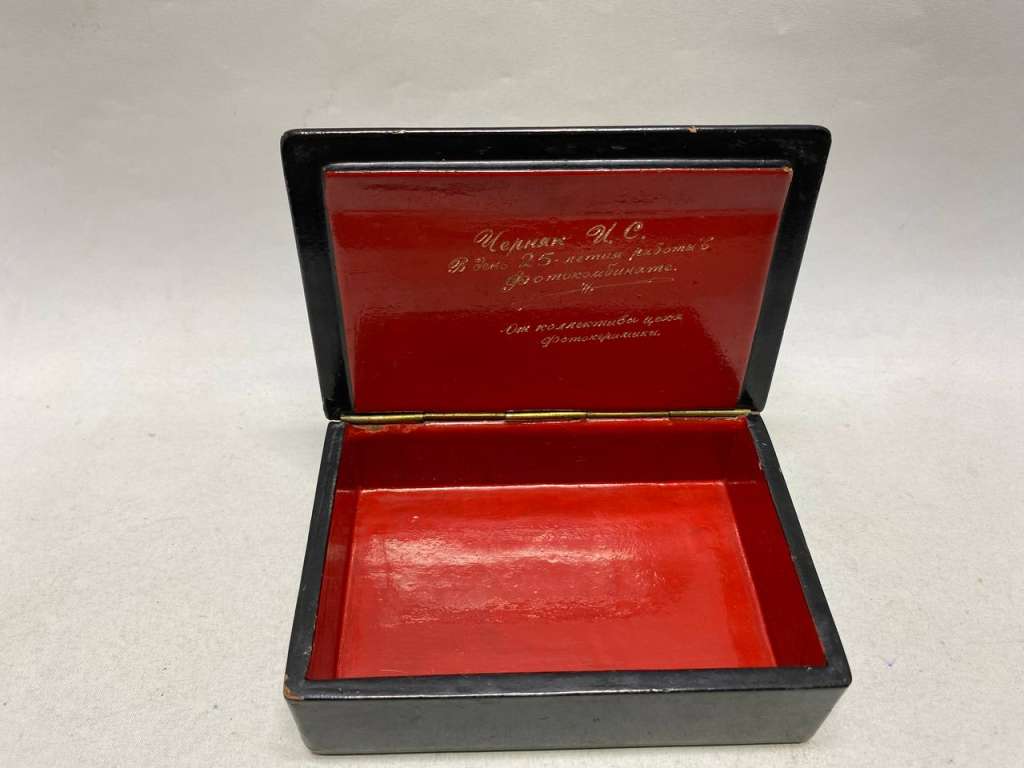 Сувенир шкатулка лаковая миниатюра