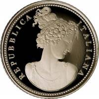 (№2015) Монета Италия 2015 год 20 Euro (Флора в искусстве словные)