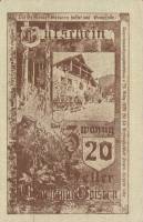 (№1920) Банкнота Австрия 1920 год "20 Heller"