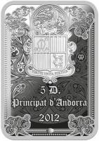 () Монета Андорра 2012 год 5  ""    AU