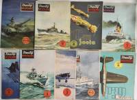 Набор журналов (9 шт) Maly Modelarz 1985 № 1, 2, 3, 4-5, 6, 7, 8, 9, 11-12 Польша Мягкая обл.  с. С 