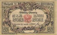 (№1920) Банкнота Германия 1920 год "50 Pfennig"
