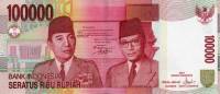 (,) Банкнота Индонезия 2005 год 100 000 рупий    UNC