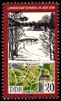 (1981-048) Марка Германия (ГДР) "Парк Браниц"    Парки, ГДР III Θ