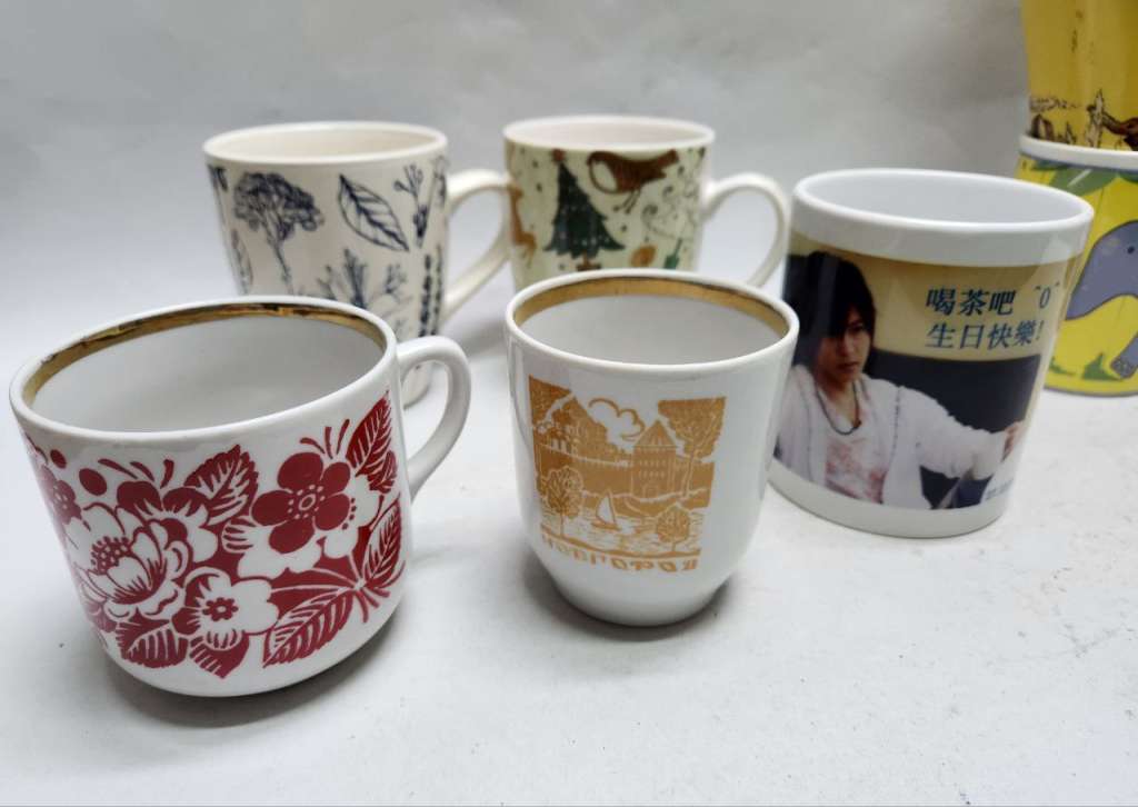 Кружки чашки чайные разные 12 шт 