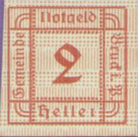 (№1920) Банкнота Австрия 1920 год "2 Heller"