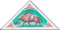 (1977-029) Марка Монголия "Энтелодонт"    Доисторические животные III O