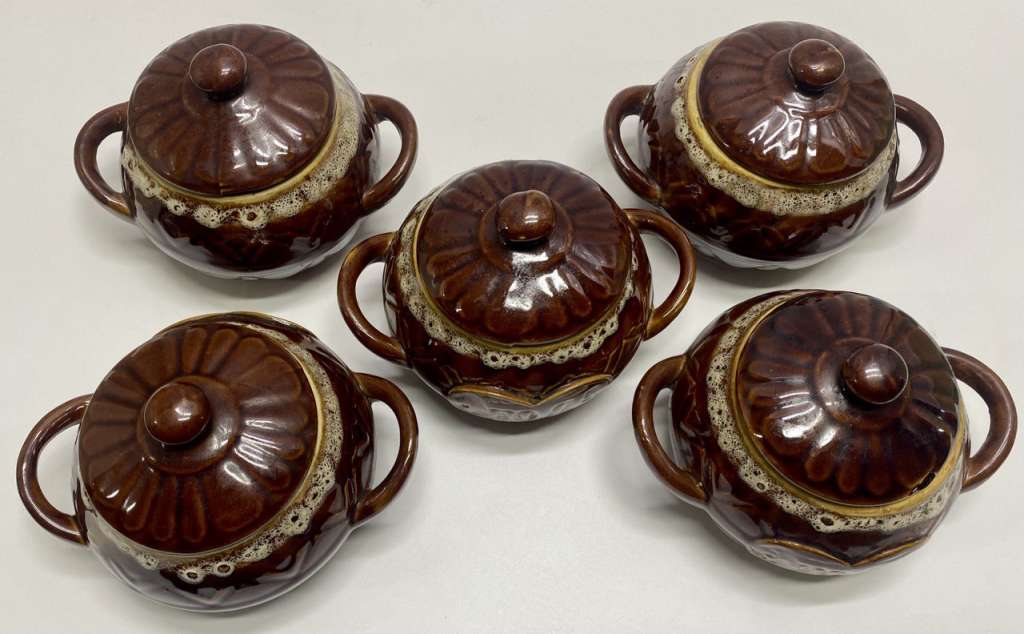 Горшки для запекания обливная керамика