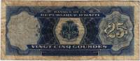 () Банкнота Гаити 1979 год 25  ""   VF