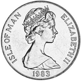 (1983) Монета Остров Мэн 1983 год 1 крона &quot;Реактивная авиация&quot;  Серебро Ag 925 Серебро Ag 925  UNC