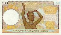(№1941P-8) Банкнота Экваториальная Африка 1941 год "100 Francs"