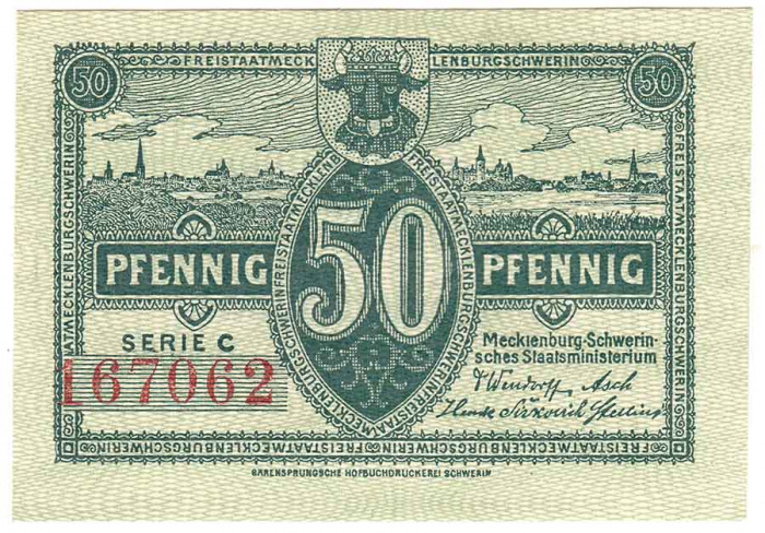 () Банкнота Германия (Веймар) 1922 год 0,5  &quot;&quot;   VF