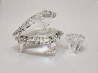 Сувенир Рояль высота 6 см хрусталь Asfour Египет новый