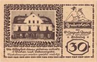 (№1920) Банкнота Австрия 1920 год "30 Heller"