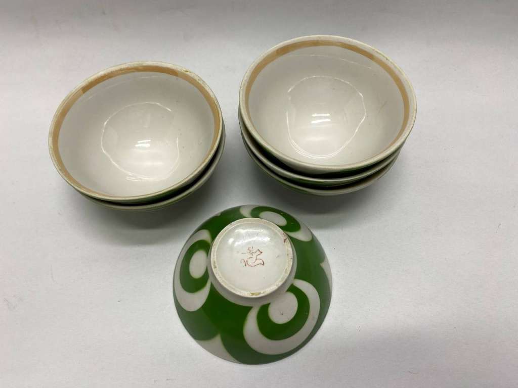 Пиалы фарфоровые СССР 6 шт