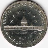 (1989s) Монета США 1989 год 50 центов   Конгресс США. 200 лет Медь-Никель  PROOF