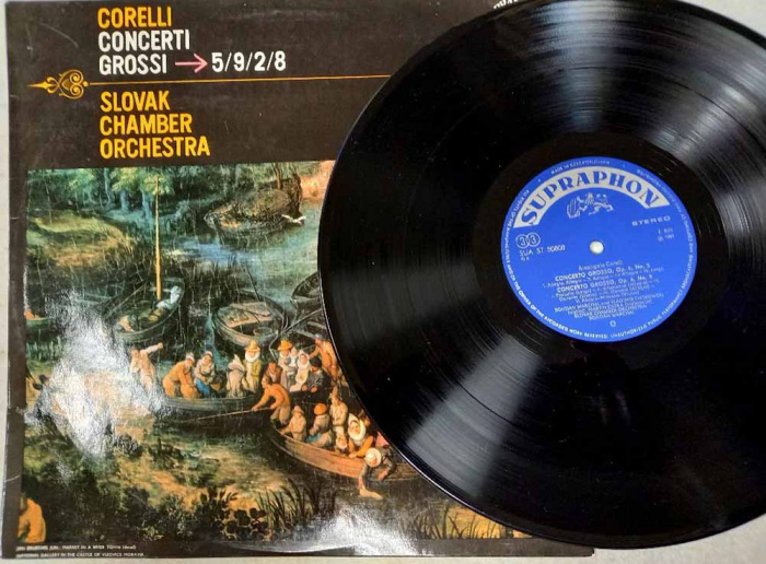 Пластинка виниловая &quot;A. Corelli. Concerto Groso op 6&quot; Supraphon 300 мм. (Сост. отл.)