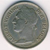 (№1920km21) Монета Бельгийское Конго 1920 год 1 Franc (Голландская легенда)