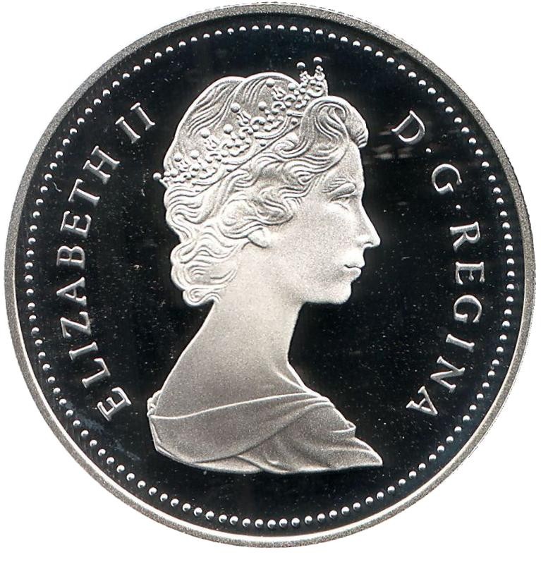 (1986) Монета Канада 1986 год 1 доллар &quot;Ванкувер. 100 лет основания&quot;  Серебро Ag 500  PROOF