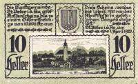 (№1920) Банкнота Австрия 1920 год "10 Heller"