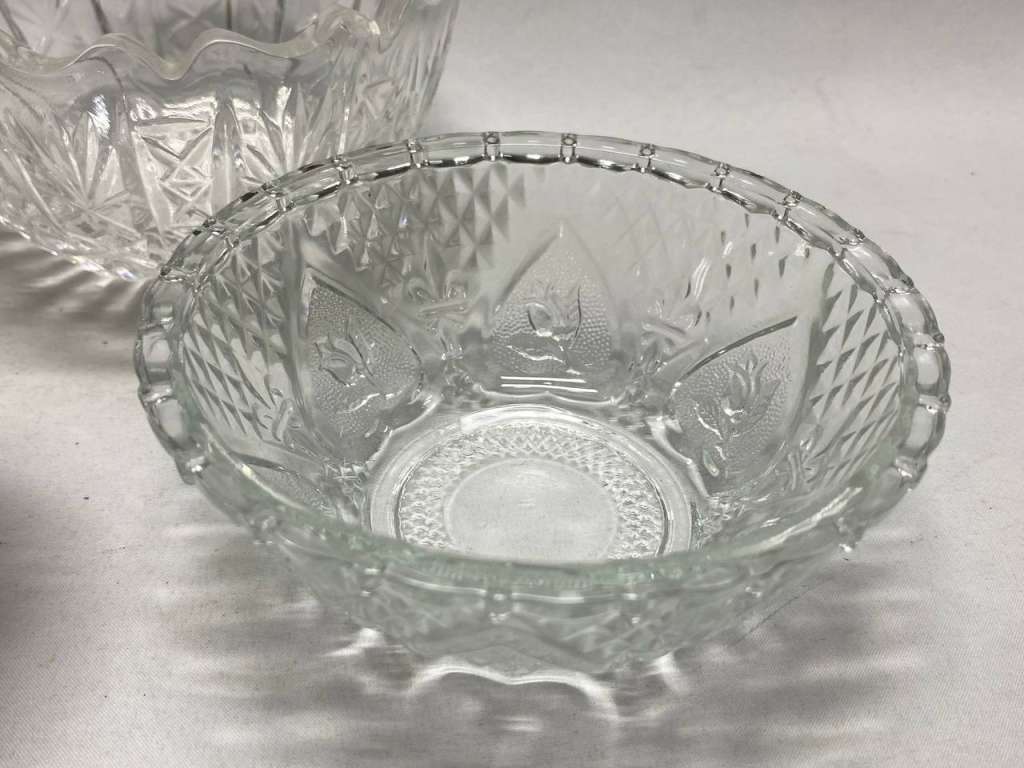 Салатник, конфетница хрусталь 4 шт