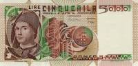 (№1982P-105b.2) Банкнота Италия 1982 год "5,000 Lire" (Подписи: Ciampi and Stevani)