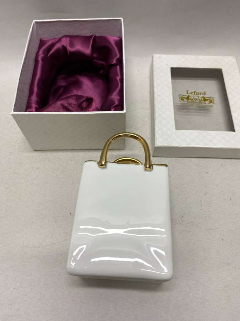Салфетница фарфоровая в форме сумки, Lefard
