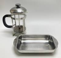 Френч пресс + латка металлическая