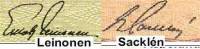 (1957) Банкнота Финляндия 1957 год 100 марок  Leinonen - Sacklen  UNC