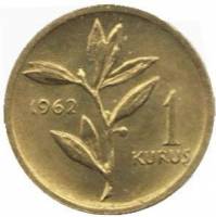 () Монета Турция 1961 год 1  ""   Латунь  AU