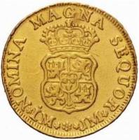 (№1761km66) Монета Перу 1761 год 2 Escudos