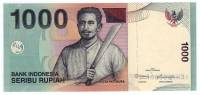 Банкнота Индонезия 2012 год 1 000 рупий Капитан Паттимура   UNC