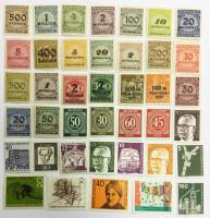Смесь годов--  Набор марок Германия (ФРГ) 40 шт.  Негашеные , III O