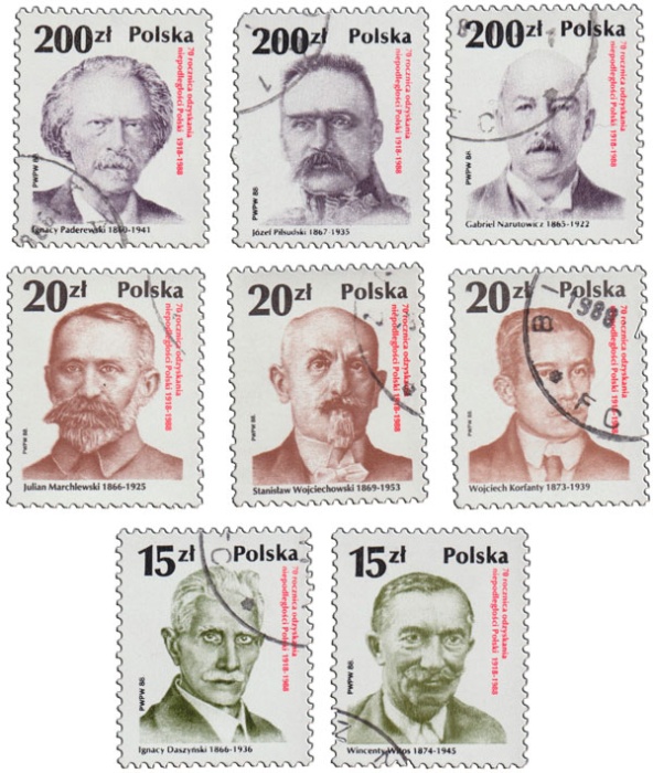 (1988-) Марка Польша &quot;&quot;      III не использовать Θ