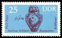 (1964-007) Марка Германия (ГДР) "Краеугольный камень"    Известные художники III Θ
