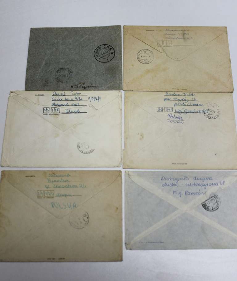 Набор конвертов Российской Империи, Польши, разные года (6 штук) (см. фото)