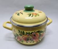 Кастрюля эмалированная 2,4 л METROT Сербия (Сост. на фото)