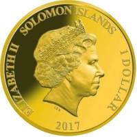 () Монета Соломоновы Острова 2017 год 1 доллар ""   UNC