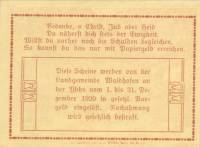 (№1920) Банкнота Австрия 1920 год "30 Heller"