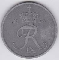 (№1950km843.1) Монета Дания 1950 год 5 Oslash;re (Сердечки)
